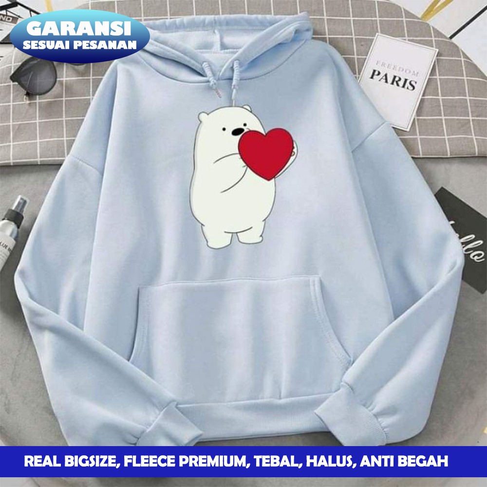 JAKET SWEATER SWITER HOODIE WANITA JUMBO XXL 3XL XXXL TEBAL LUCU KEREN BASIC CUSTOM PREMIUM ORIGINAL