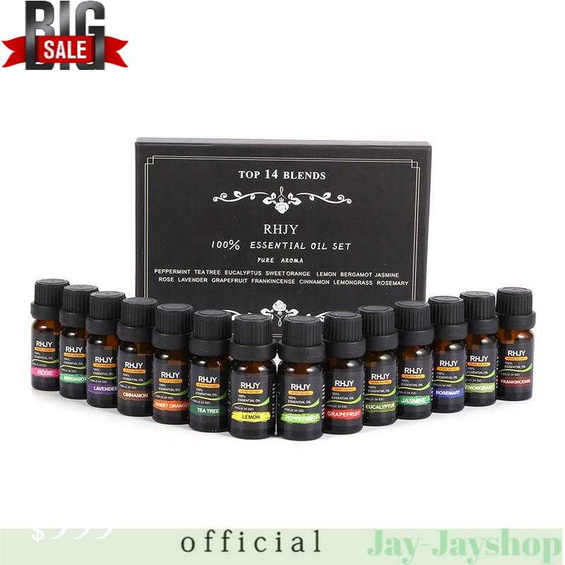 Firstsun Set Essential Oils Minyak Aromatherapy 10ml 14PCS RH-14