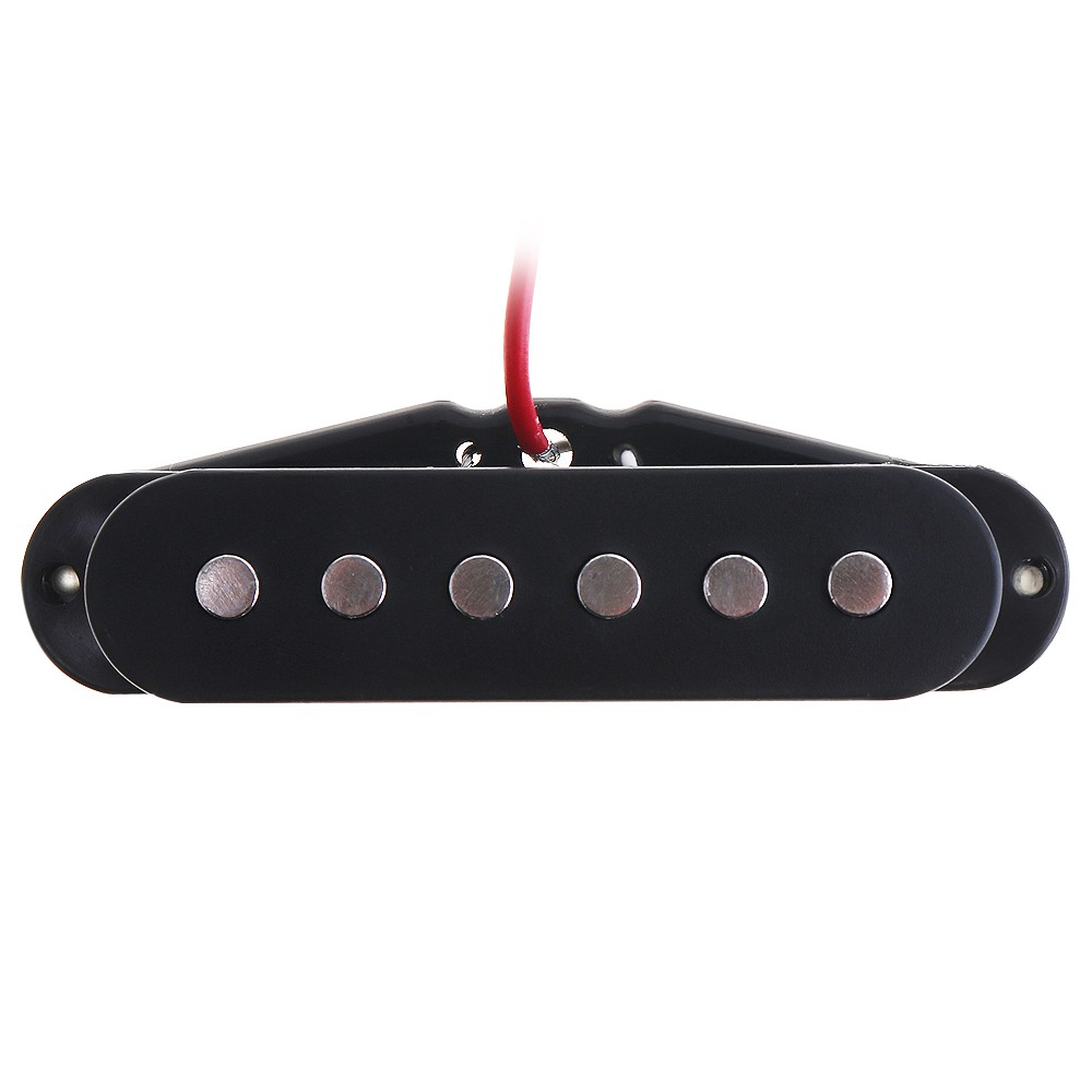 Pickup Single Coil Warna Hitam Untuk Gitar 6 Senar