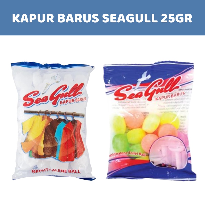 Seagull Kamper Kapur Kecil Barus 25gr