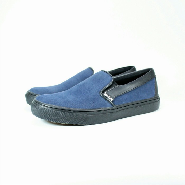 Sepatu Pria | Sepatu Murah | Sepatu Handmade Bandung | Sepatu Walker Wallace Navy