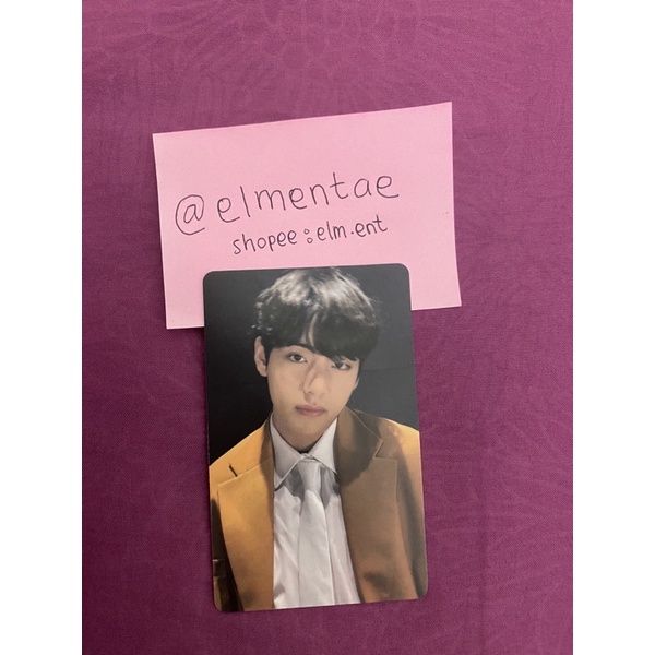 TAE TAEHYUNG V PC PHOTOCARD LD BE DELUXE DEL SLA SA SKOOL LUV AFFAIR SPECIAL ADDITION