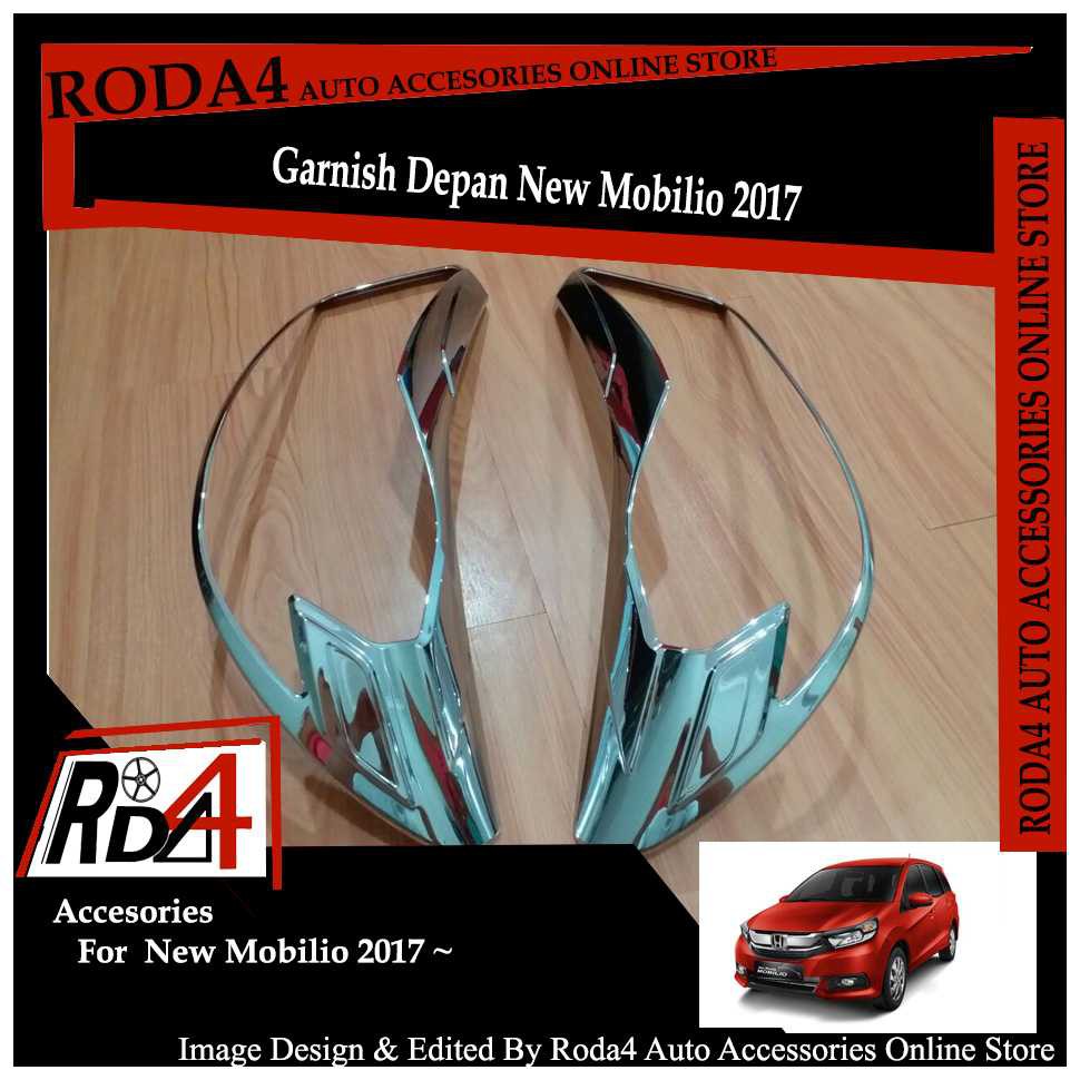 Garnish Lampu Depan - List Lampu Depan New Mobilio 2017 Chrome