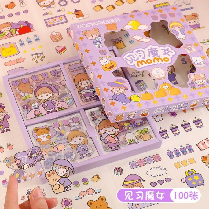 

Terbaru | Stiker Aesthetic Lucu Transparant 1 Box Isi 100 Lembar