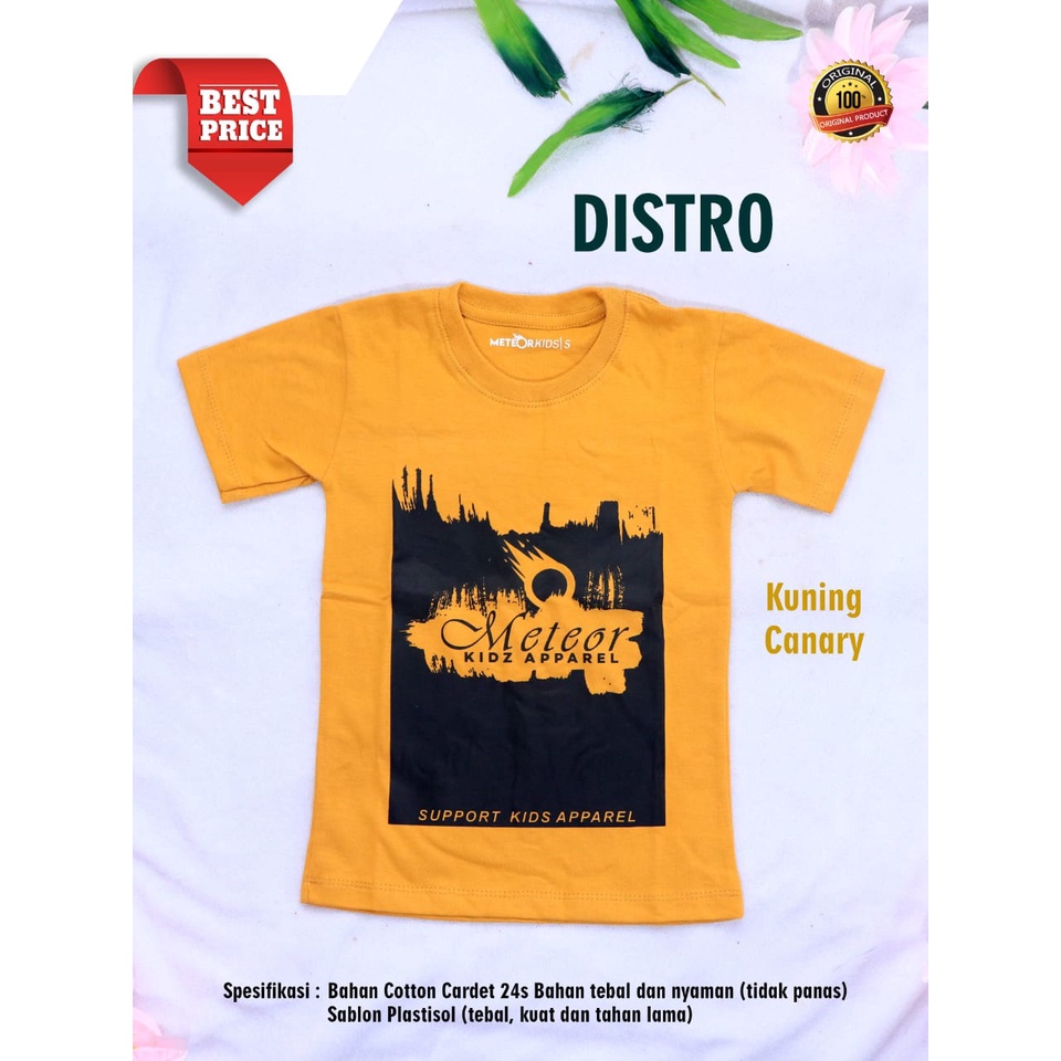 Baju Kaos Anak Laki-Laki 2-5 Tahun Distro Casual Murah