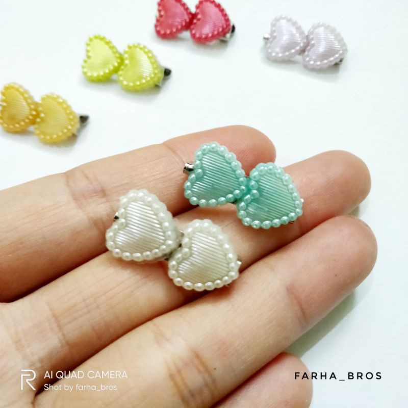 Peniti hijab jilbab - Bros Dagu - bros kecil - Bros mini - Bros hijab kupu silver satuan By Farha-6