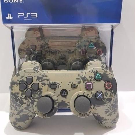 ➲ controller stick stik PS 3 PS3 PC laptop android wireless hitam putih army ➼