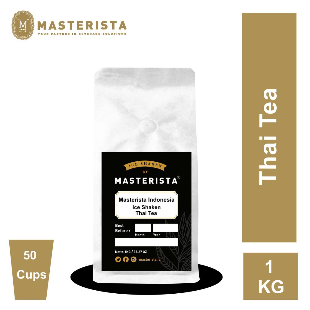 

Bubuk Minuman Masterista Thai Tea 1kg