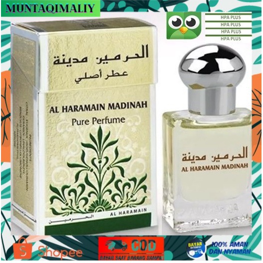 [TERBARU] Parfum Al Haramain Madinah 1Btl 15ml Import UAE 100% dijamin Ori