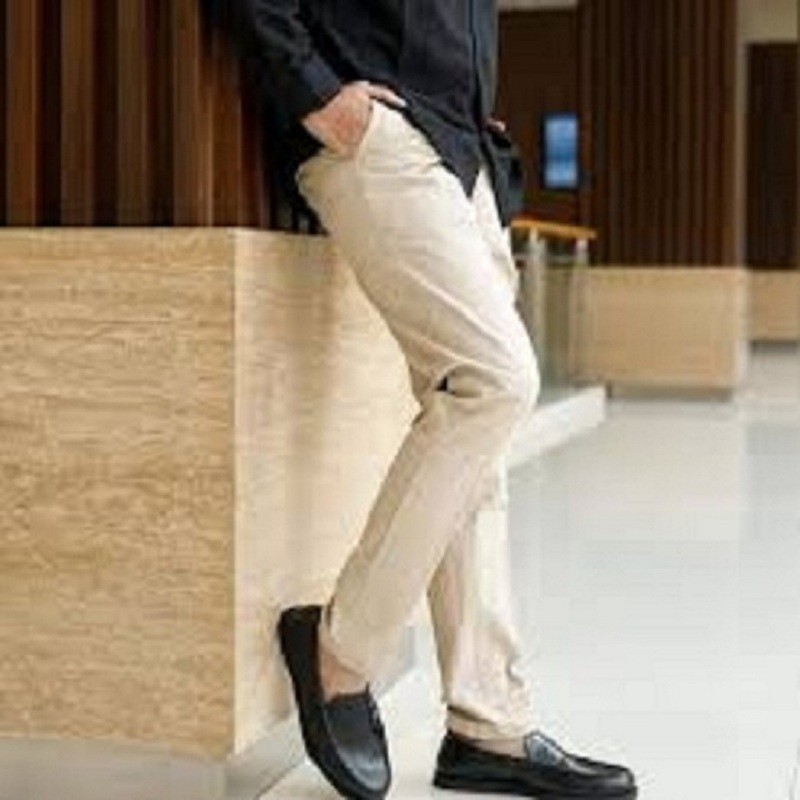 CELANA PRIA CHINO Slim fit Panjang Kerja kantor Santai Liburan Cowok Gentleman Boy Skinnyhtytth