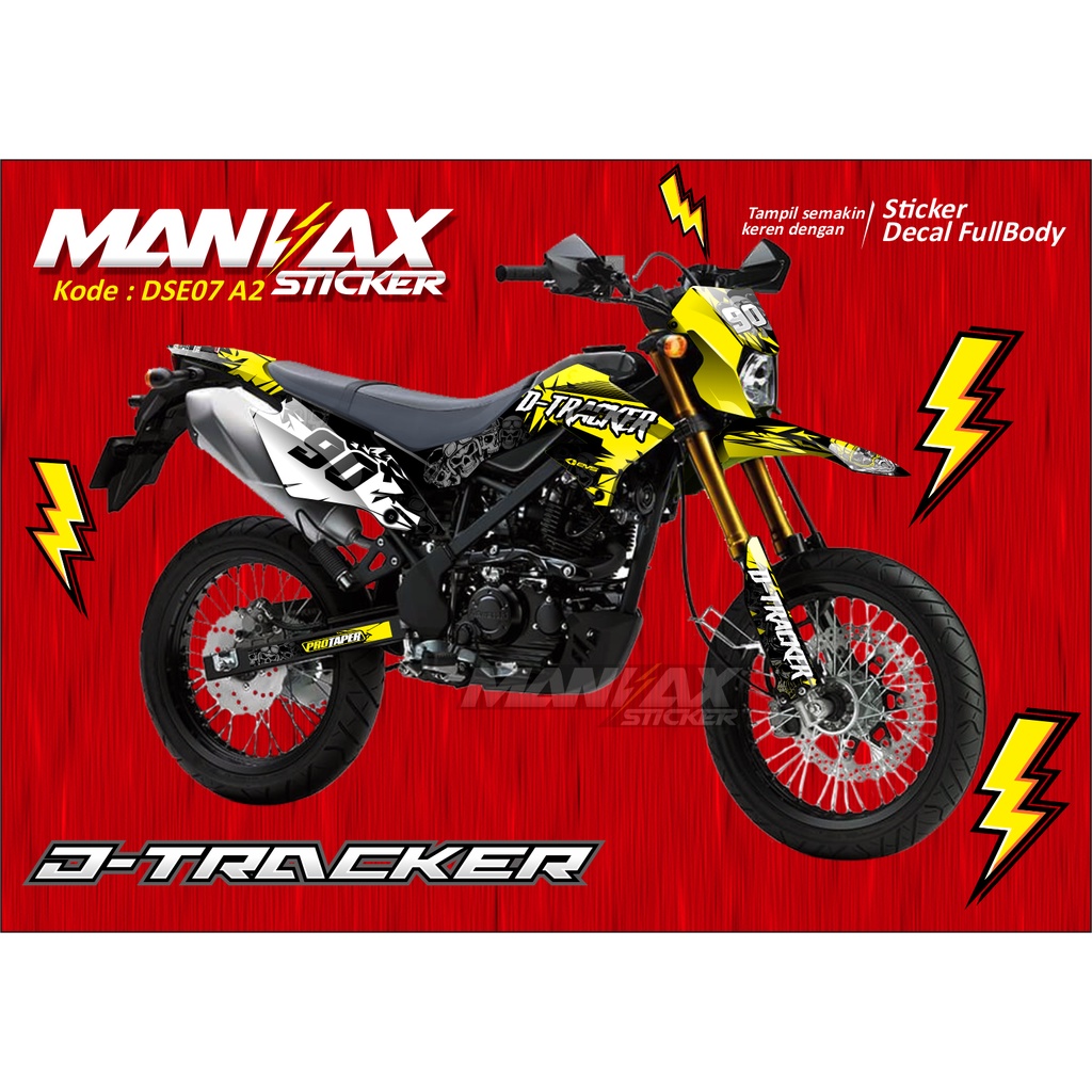 Decal Stiker Dtracker Dekal sticker KLX D Tracker SE Fullbody - DSE07