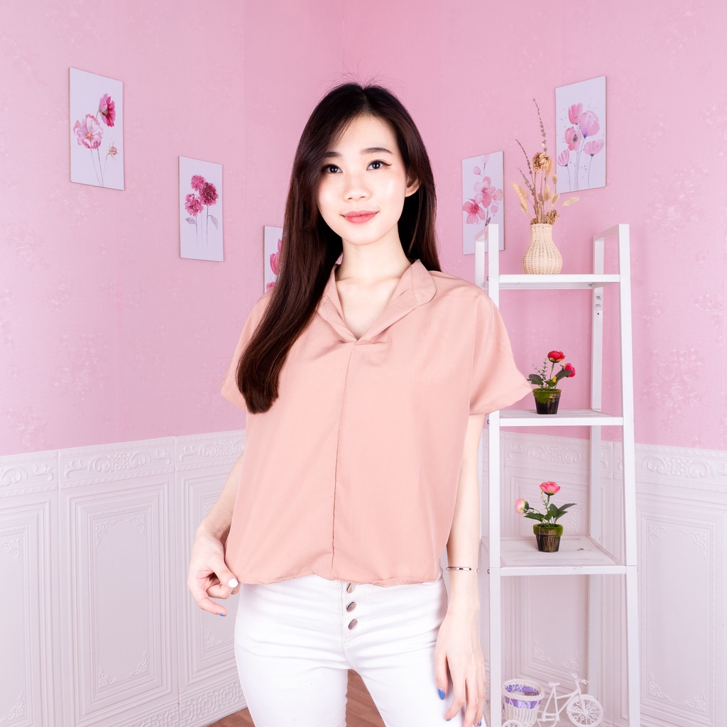 Safro Batwing Top | Atasan Kemeja Wanita Fahion Muslim-3