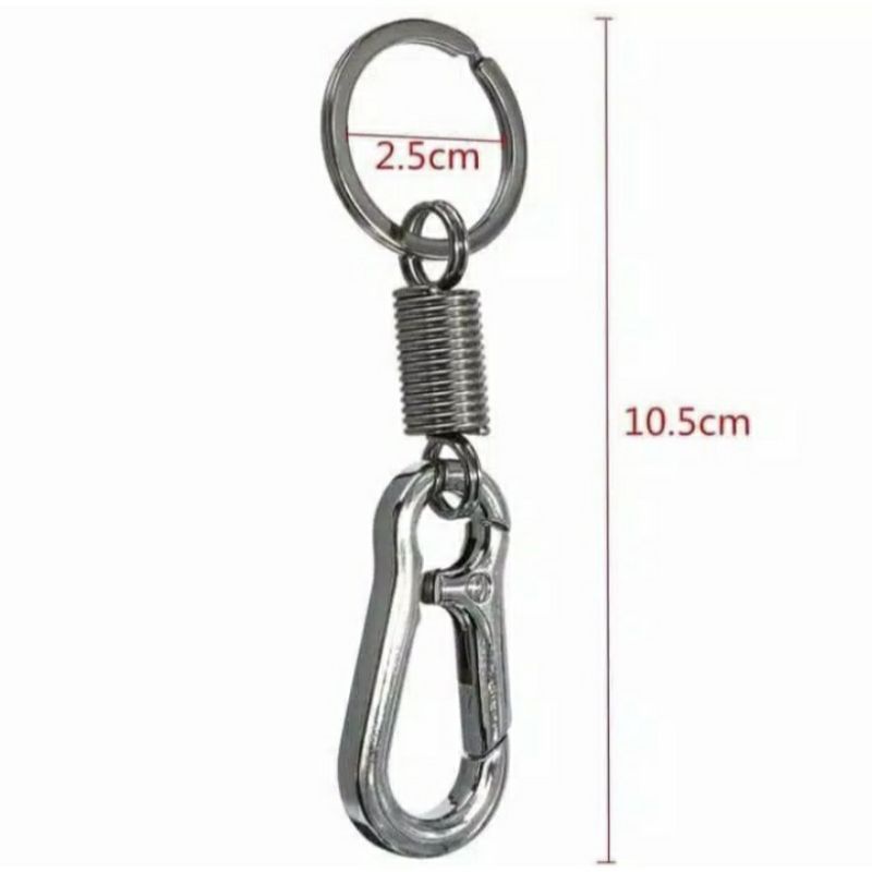 gantungan kunci carabiner per V1 keychain mobil dan motor