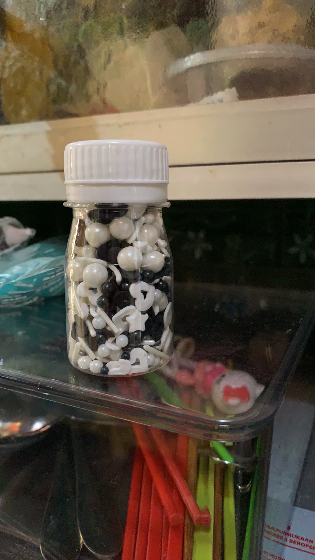 Bk-0009 Sprinkles Sprinkle Sprinkel Mix Hitam Putih 30gram