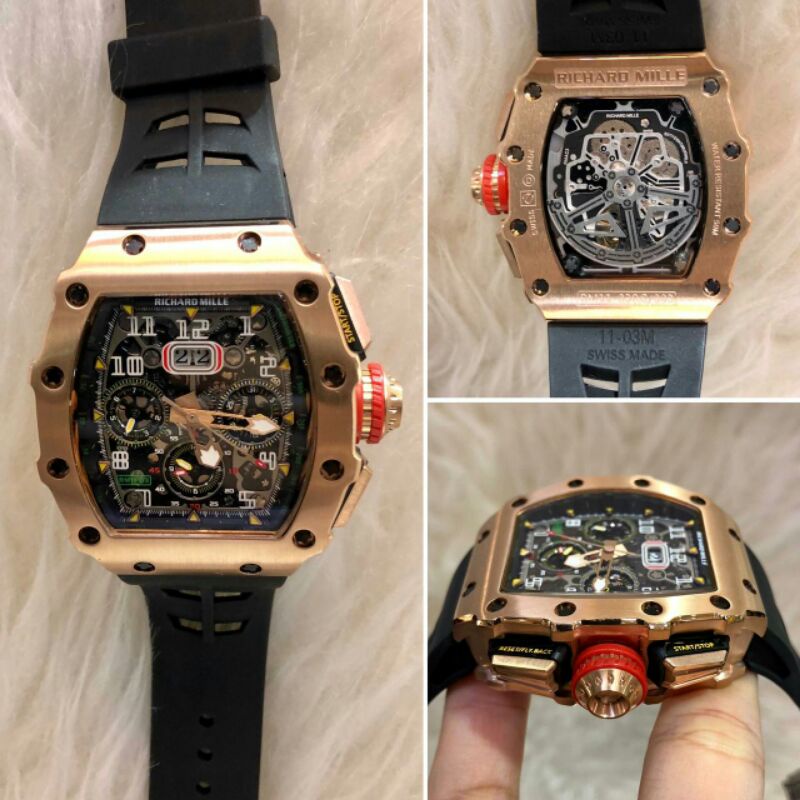 JAM TANGAN PRIA RM 11-03 AUTOMATIC JAPAN SUPER PREMIUM GRADE AAA+