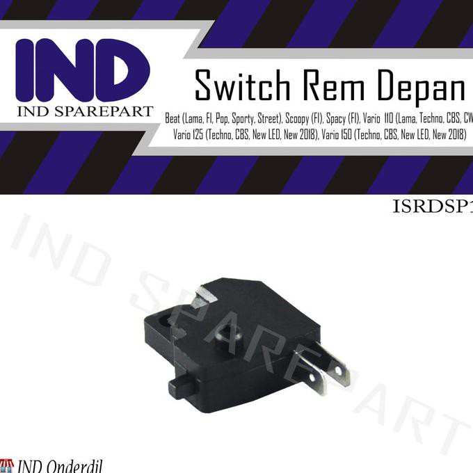 Switch-Swit Rem Depan-Kanan Vario 110-125 Techno-Cbs-New Led-150 2018 Murah