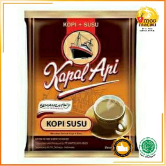 Kapal Api Kopi Susu Sachet | 1 Sachet