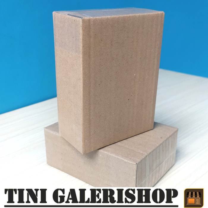 Kardus Packing-Box Uk.10x5x13 cm Luar Polos Dalam Ada Tulisan-1