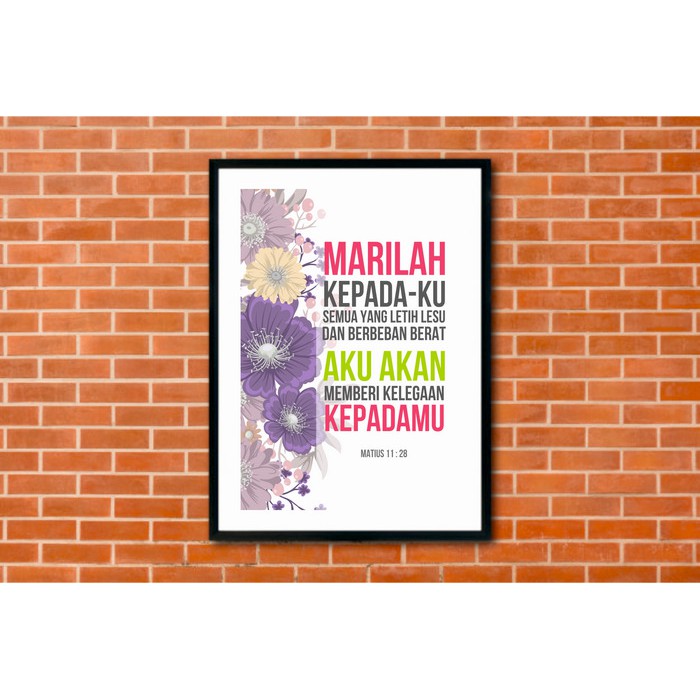 Pajangan / Hiasan Dinding Kristen Matius