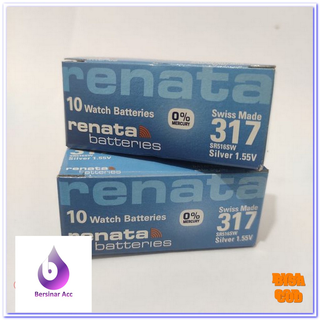 BATERAI BATTERY RENATA 317 SR516SW ORIGINAL