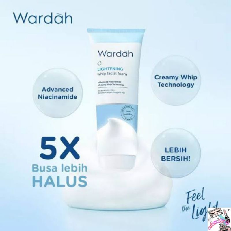 ☃Cutezz_Ching1☃Wardah Lightening Whip Facial Foam 100ml