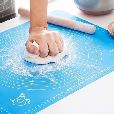 ⅎ Alas Adonan Kue Silikon Silicone Mat Matras Kue Tatakan Adonan ●