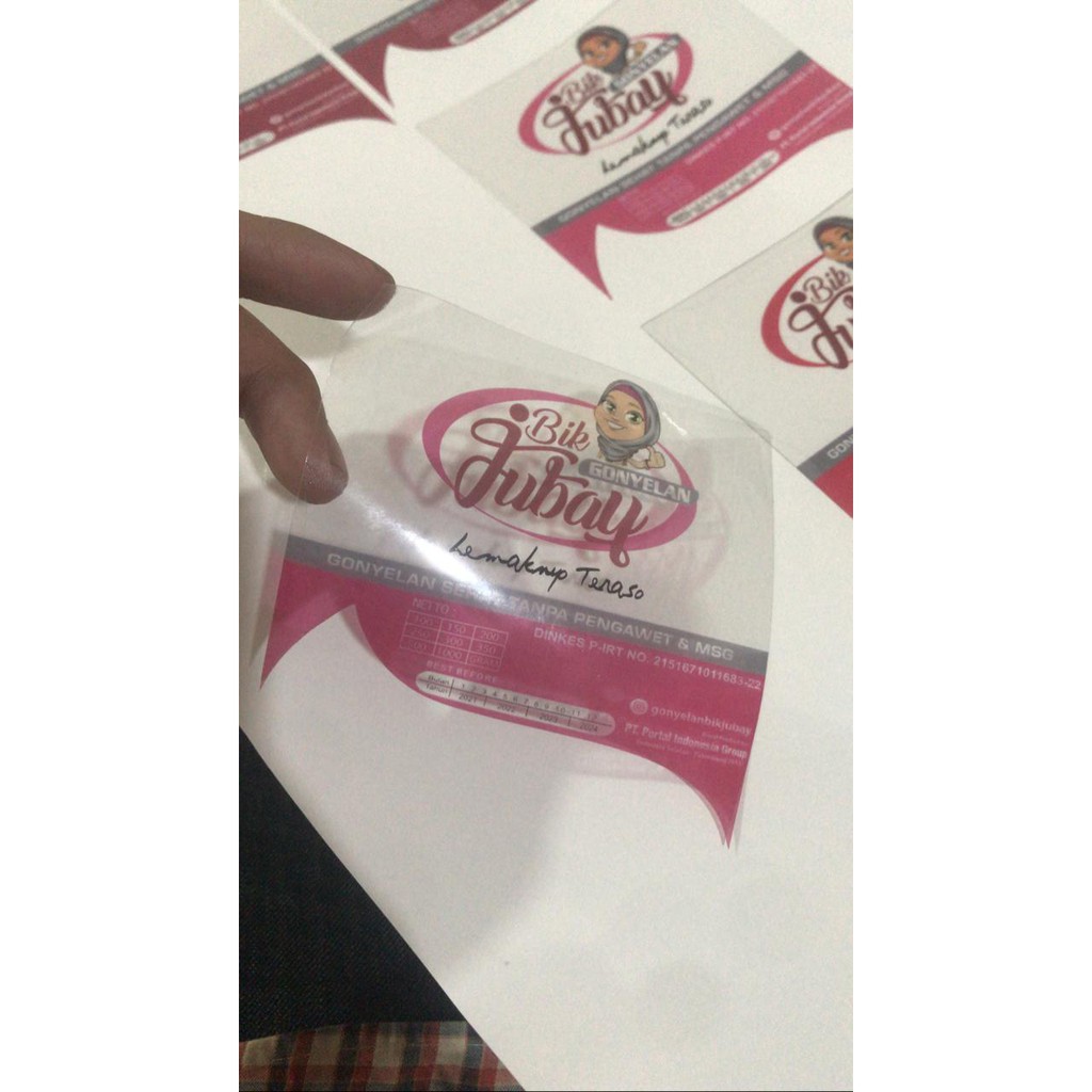 

CETAK STIKER TRANSPARAN A3+ (PRINT + CUTTING)