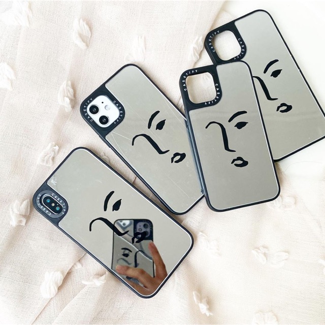 Casetify Face Mirror Case Casing Iphone 7 7+ 8 8+ XR X XS 11 PRO MAX
