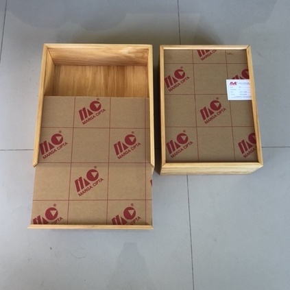 Gift Box 25x30 &amp; 30x35 Kotak Hantaran Kayu Gift Box Sleding Akrilik