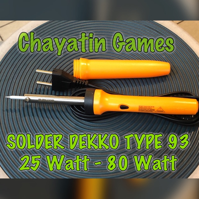 SOLDER DEKKO / SOLDERING IRON Type 93 Daya 25 Watt - 80 Watt