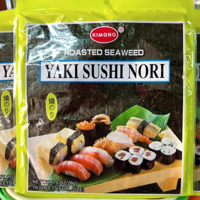 

Kimono Roast Seaweed - Yaki Sushi Nori 10 Sheets - 50Gr