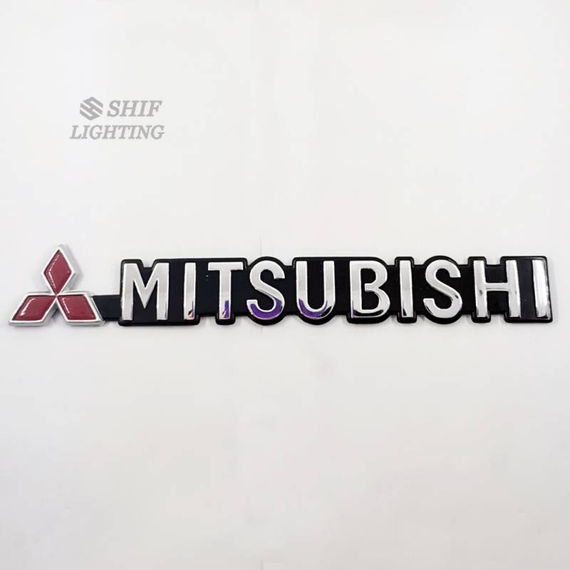 1pc Stiker Emblem Logo Mitsubishi Bahan Abs Untuk Mobil Mitsubishi