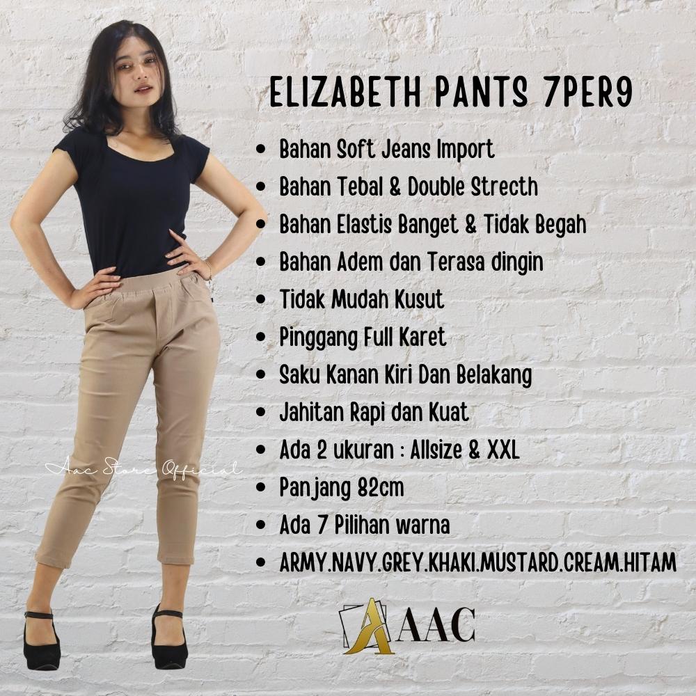 AAC - Celana Chino Wanita Elizabeth Pants 7/9 , Celana Wanita 7 Per 9