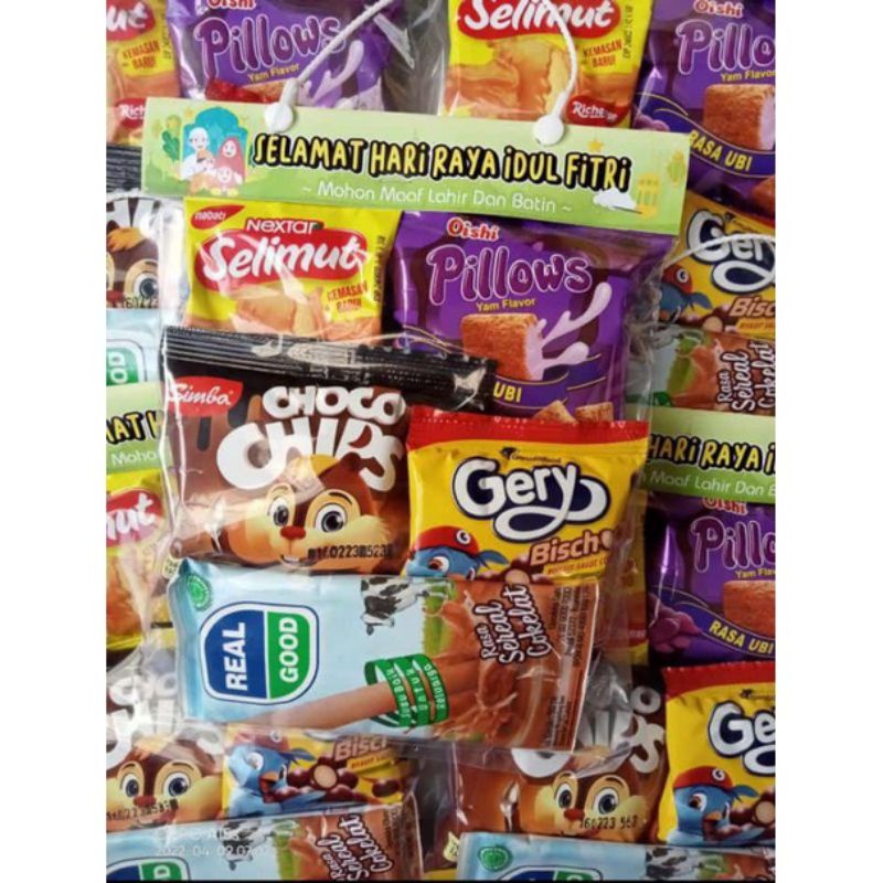 

Snack lebaran /parcel anak/snackultah