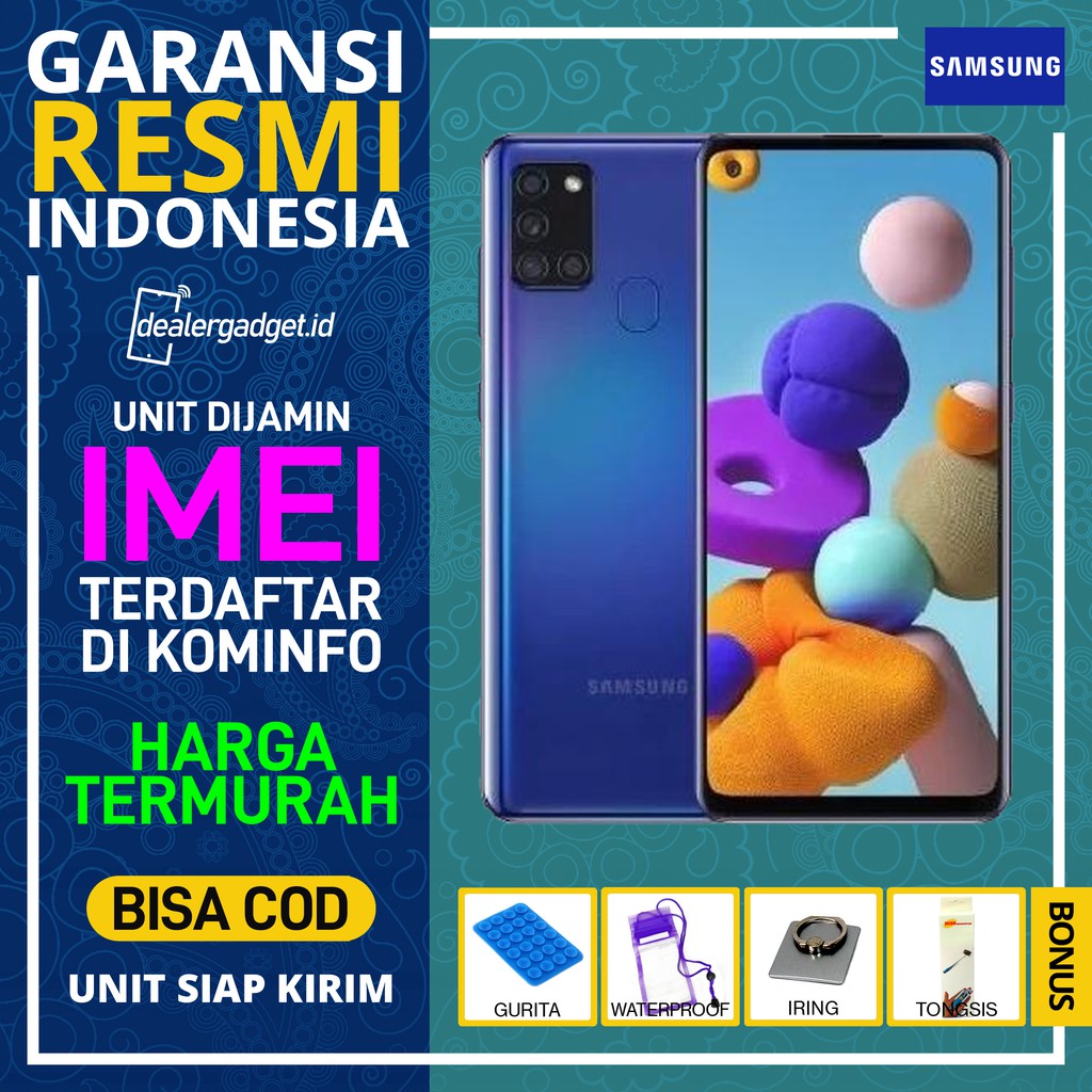 Samsung Galaxy A21s 3GB/32GB 4GB/64GB Garansi Resmi SEIN 1