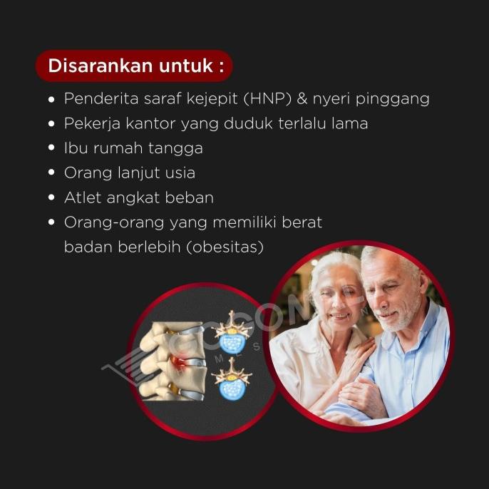 Dr.Qyu alat terapi sakit pinggang tulang nyeri saraf kejepit/terjepit .