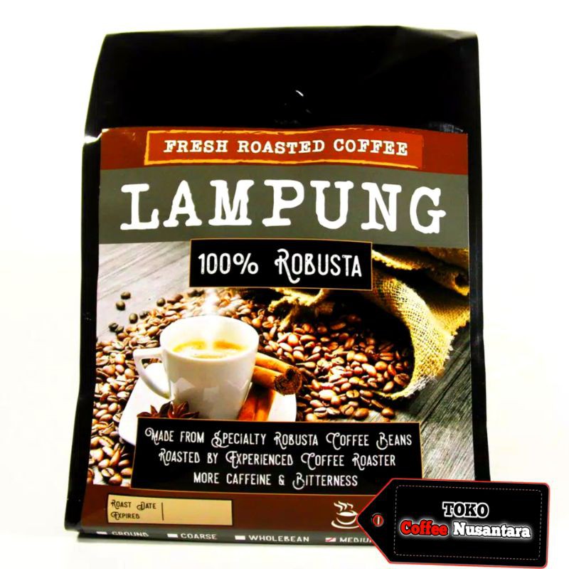 

Kopi Robusta 1 KG Lampung - Bubuk / Biji - Premium Robusta Coffee