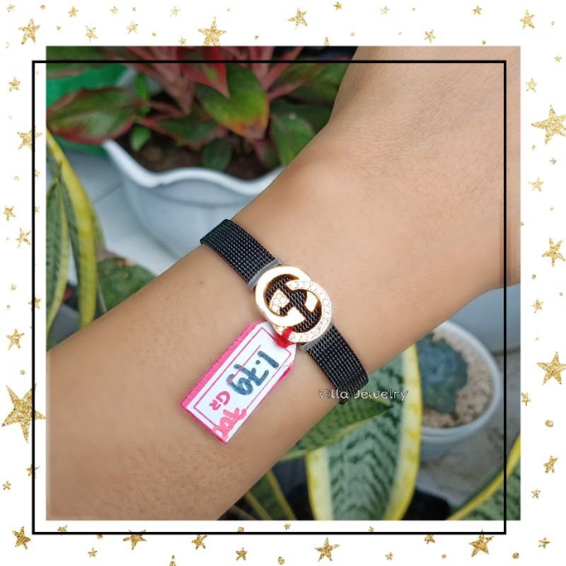 Gelang Gesper charm Gucci
