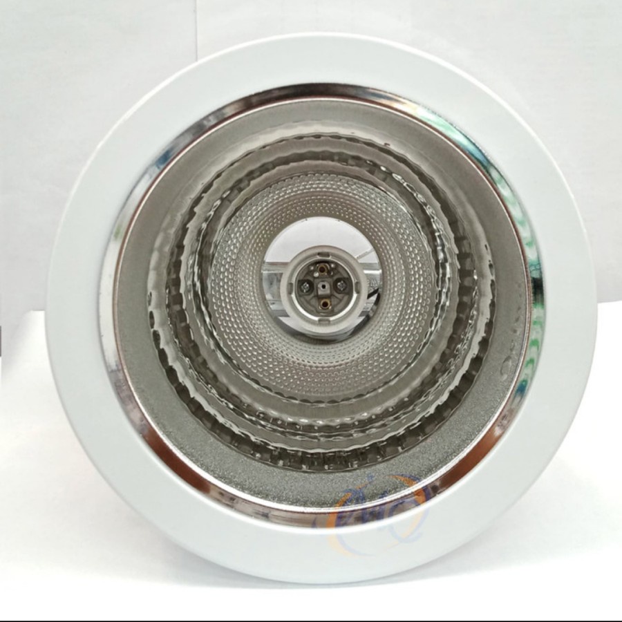 KAP LAMPU DOWNLIGHT 3.5 INCH FITTING LAMPU DOWNLIGHT E27 PUTIH KAP LAMPU PLAFON