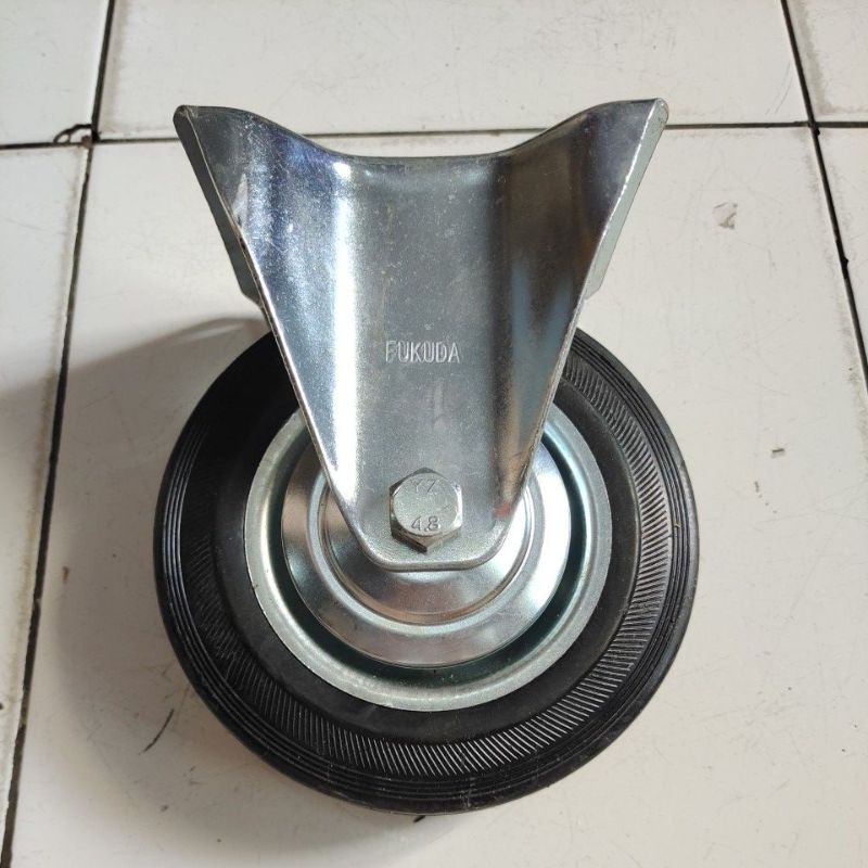 roda karet 6&quot; mati / roda troly 6&quot; mati /roda Caster 6&quot; mati