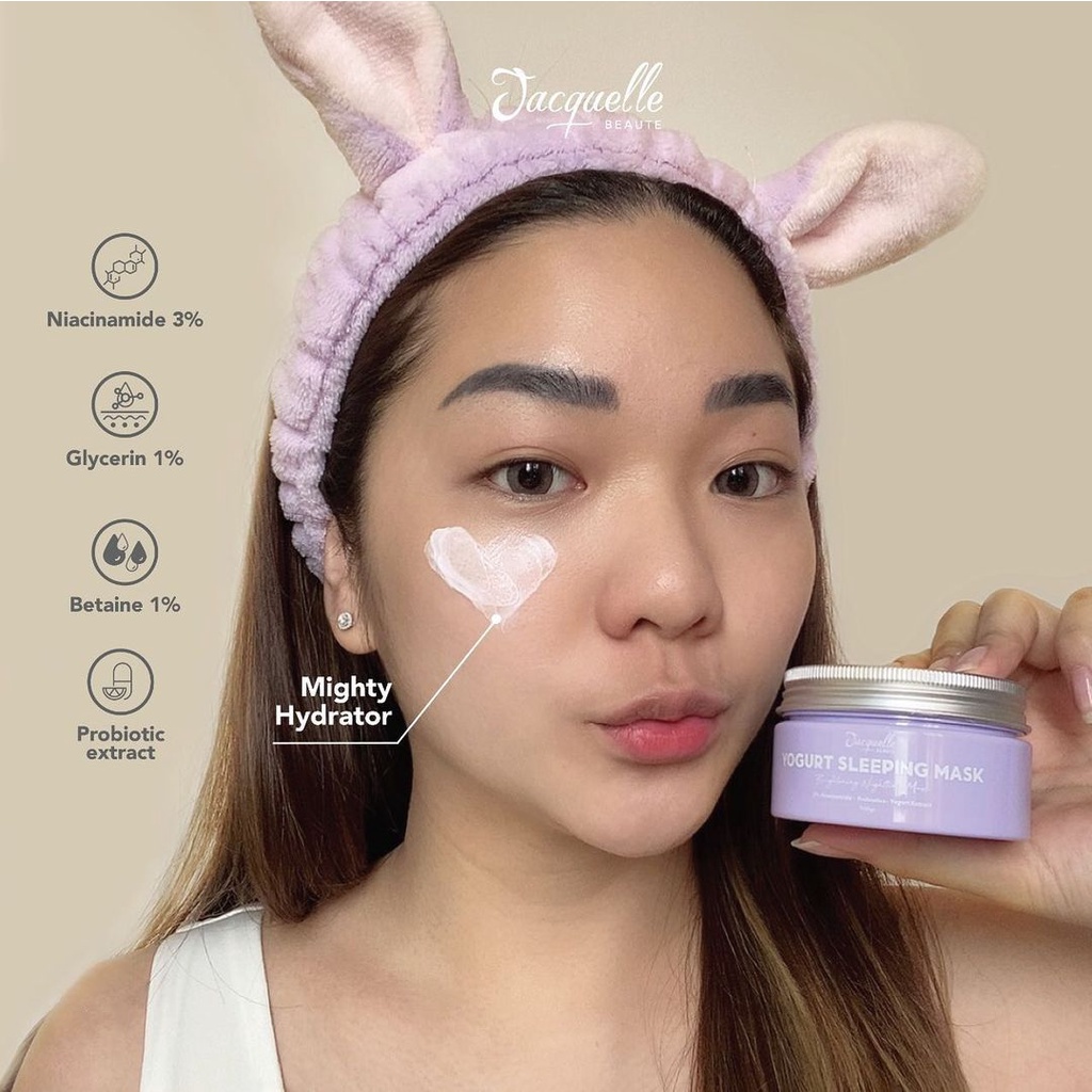 Jacquelle Yogurt Sleeping Mask / Moisturizer (Probiotic) Disney Edition Jacquele Jac quelle quele