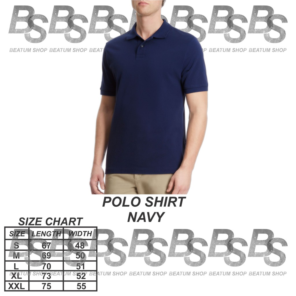 POLO SHIRT POLOS / KAOS KERAH POLOS - BIRU DONGKER