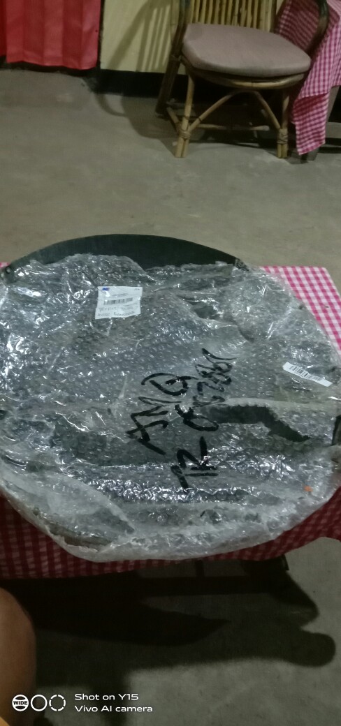 Wajan Besar 50 Cm Wajan Resto Nasi Goreng Chinese Food Plat Baja Hitam