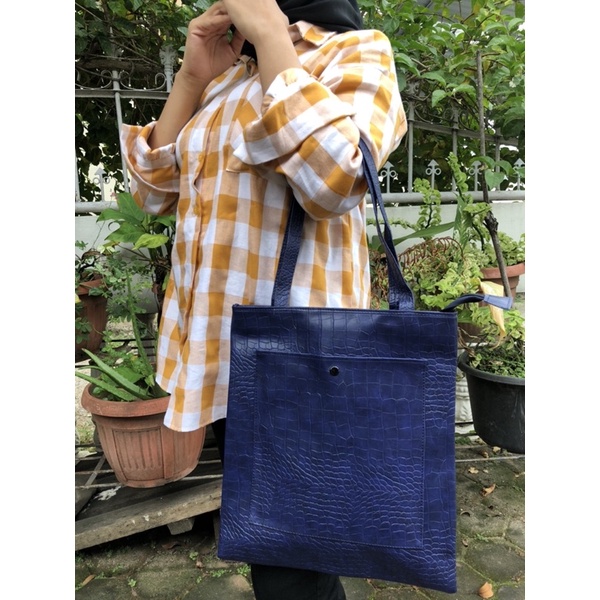 Tote Bag bahan kulit