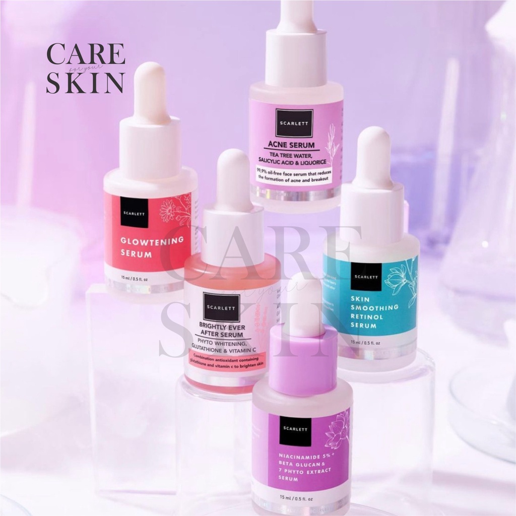 SCARLETT Whitening Serum 30ml | Acne | Brightly | Glowtening | Niacinamide 5% | Retinol