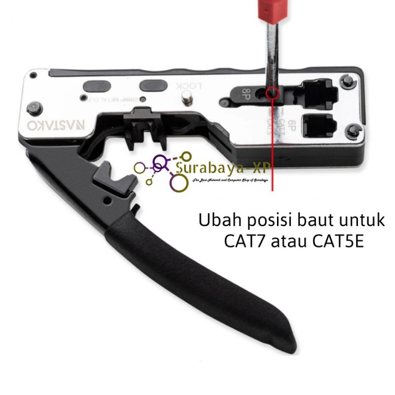 TANG KRIMPING RJ45 CAT7 Bisa juga untuk CAT5E CAT6 CAT6A CRIMPING TOOL