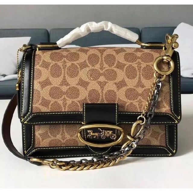 Coach Riley Top Handle 22 in Signature Canvas by Guang Yu