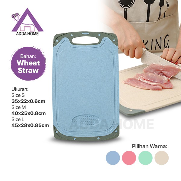 Premium Talenan Buah Sayur Berkualitas dan Antislip 2 Sisi Chopping Board