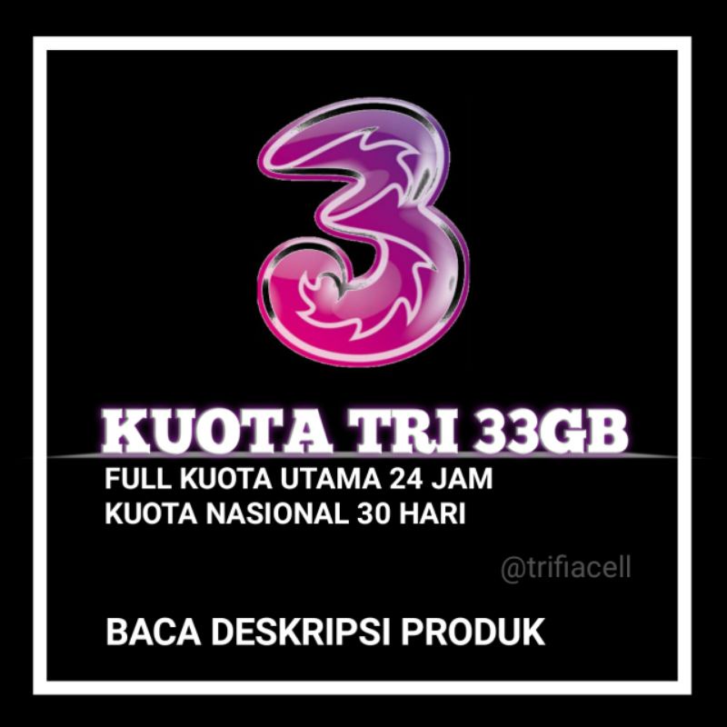 Paket Kuota Data Tri AON HAPPY