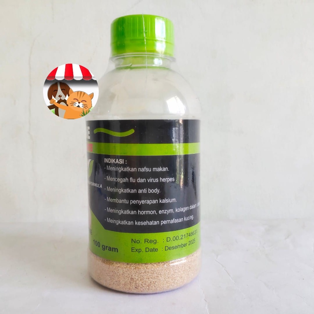 Vitamin Kucing Pro Lysine Suplemen Penggemuk Penambah Nafsu Makan